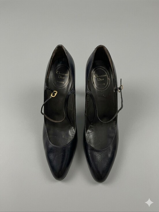 Dior Shoes - Dior Black Leather Mary Jane Pumps